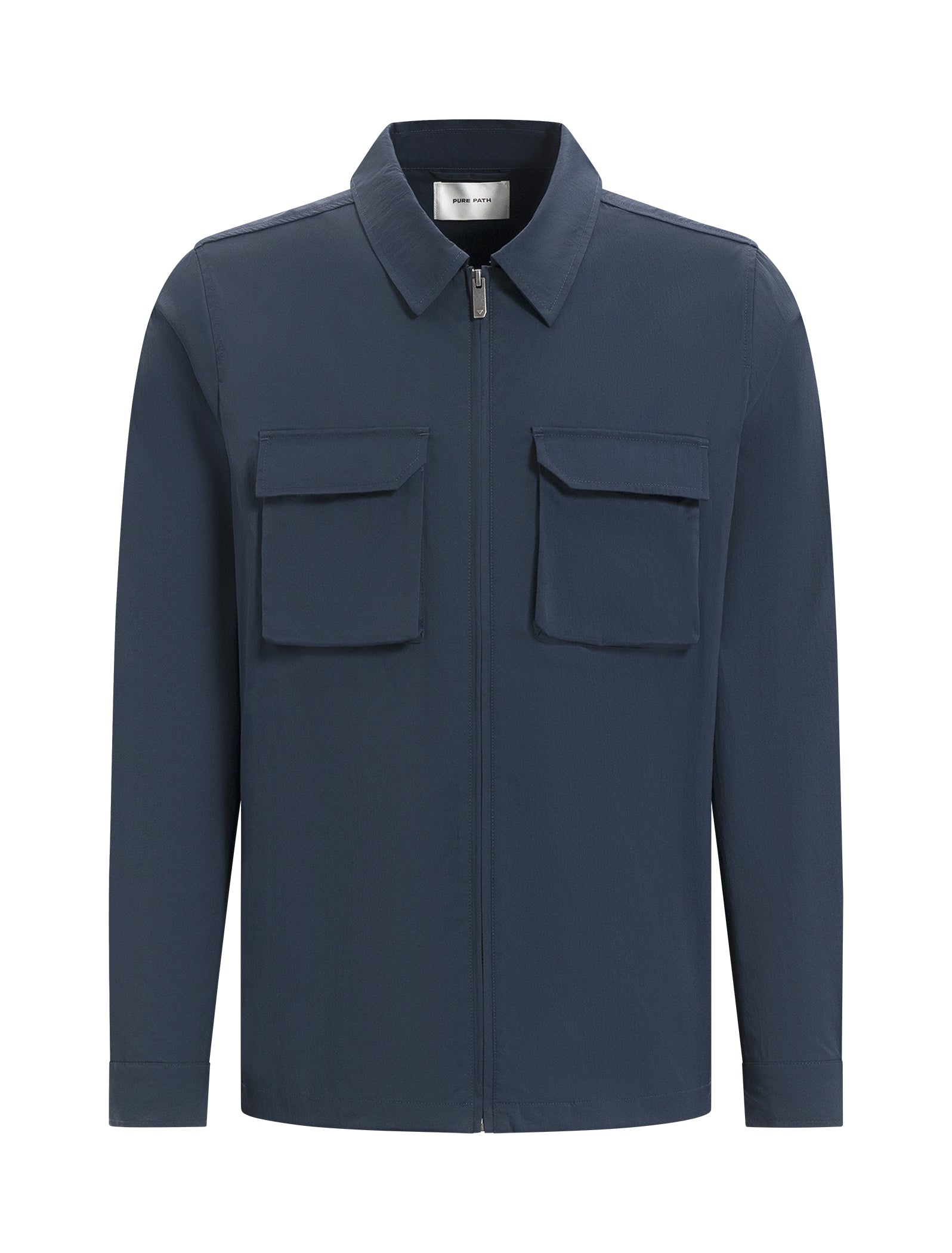 Pure Path Overshirt Blauw