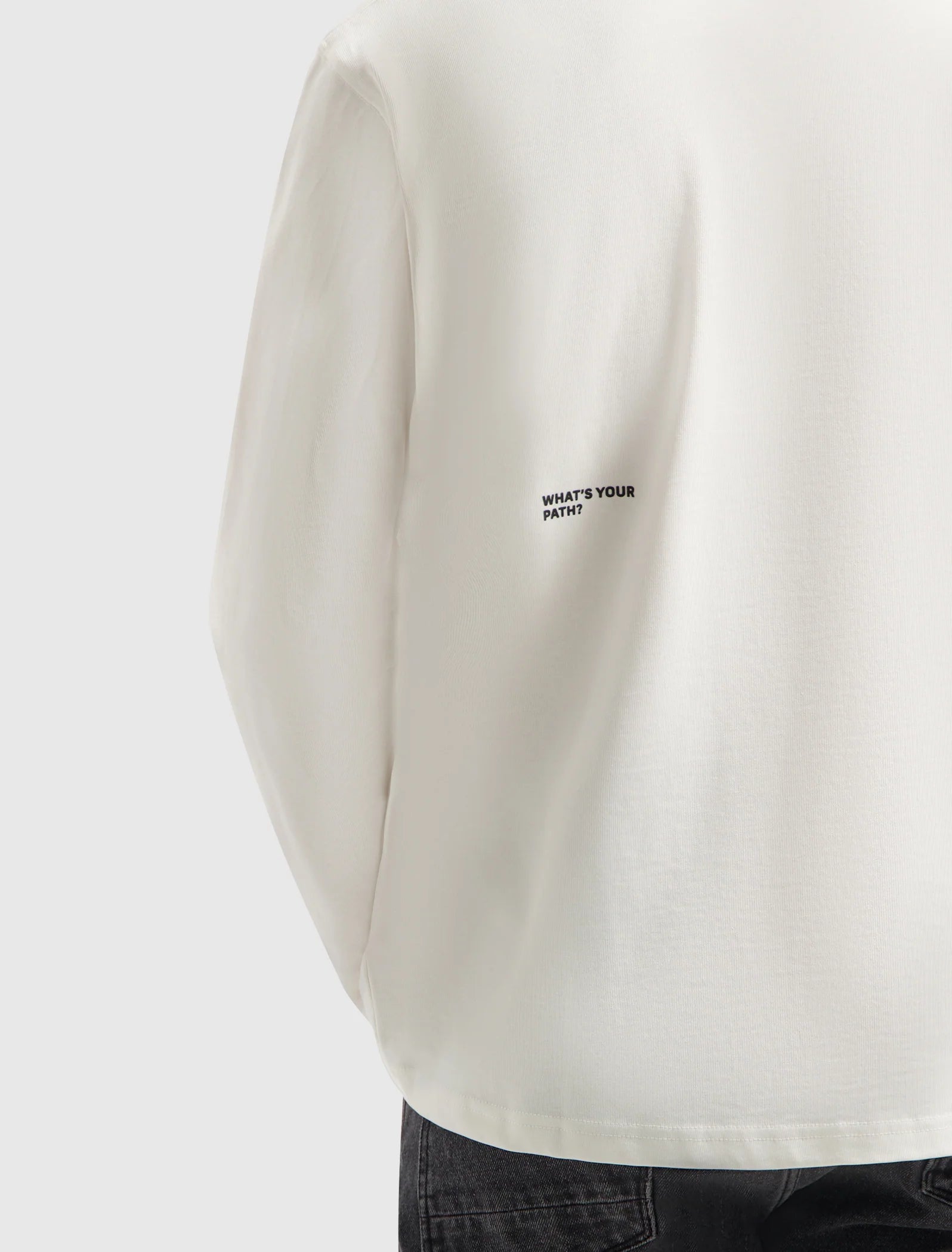 Pure Path New Dropping Long Sleeve- Off White