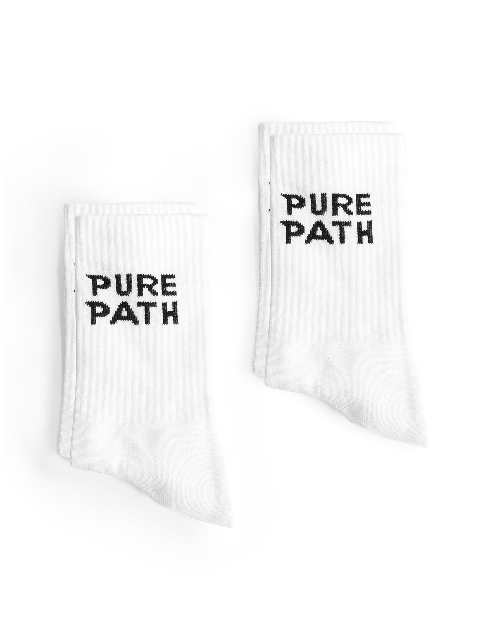 Pure Path Essential 2-pack Socks- White