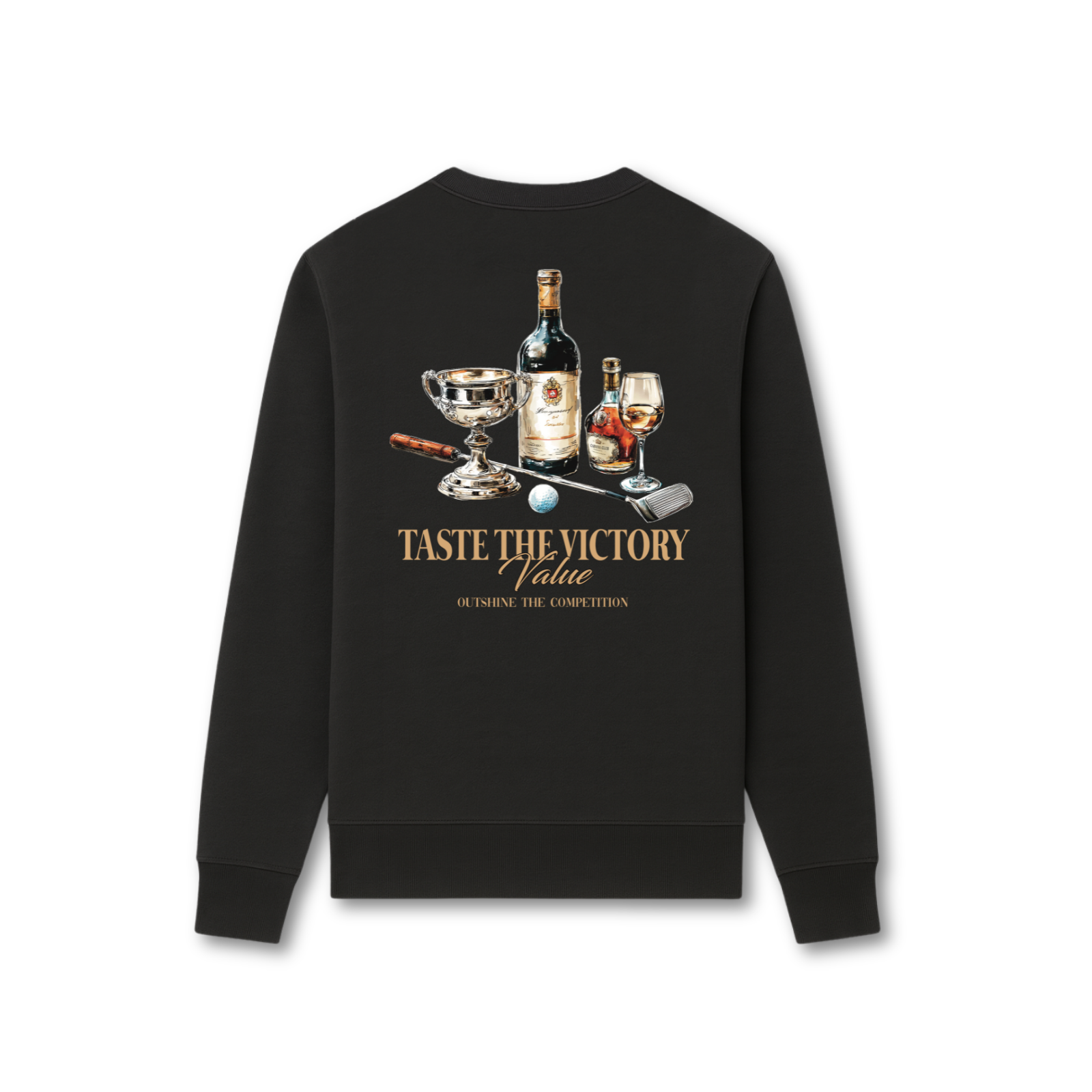 Cabana Club Victory Sweater Zwart