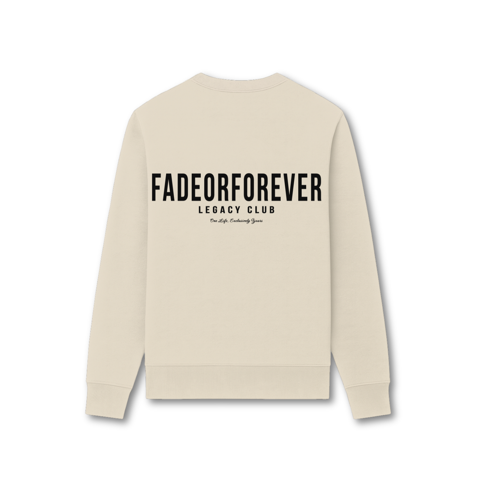 Fade Or Forever Legacy Sweater- Sand/Grey