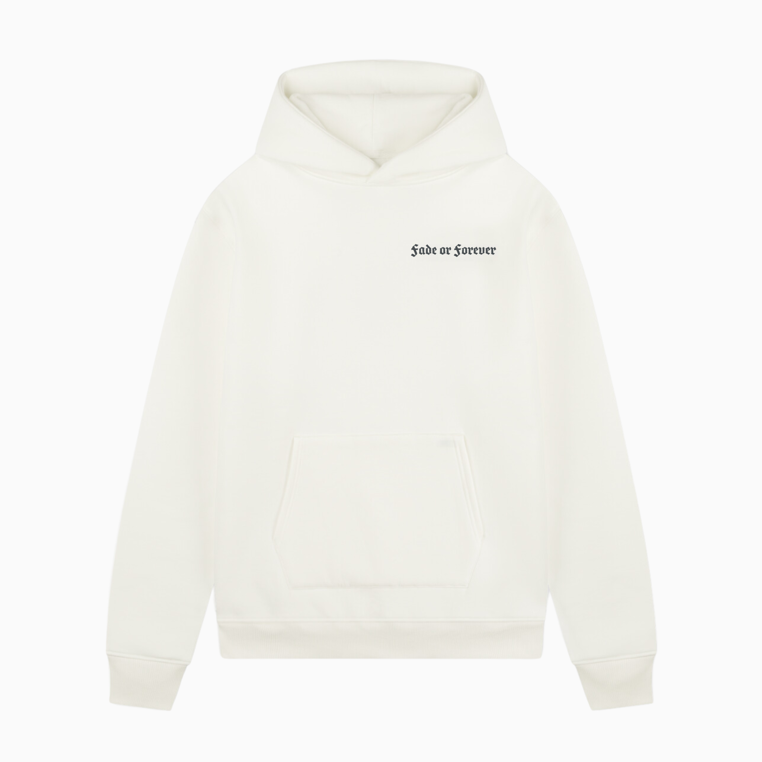 Fade Or Forever Reves Hoodie- White/Black