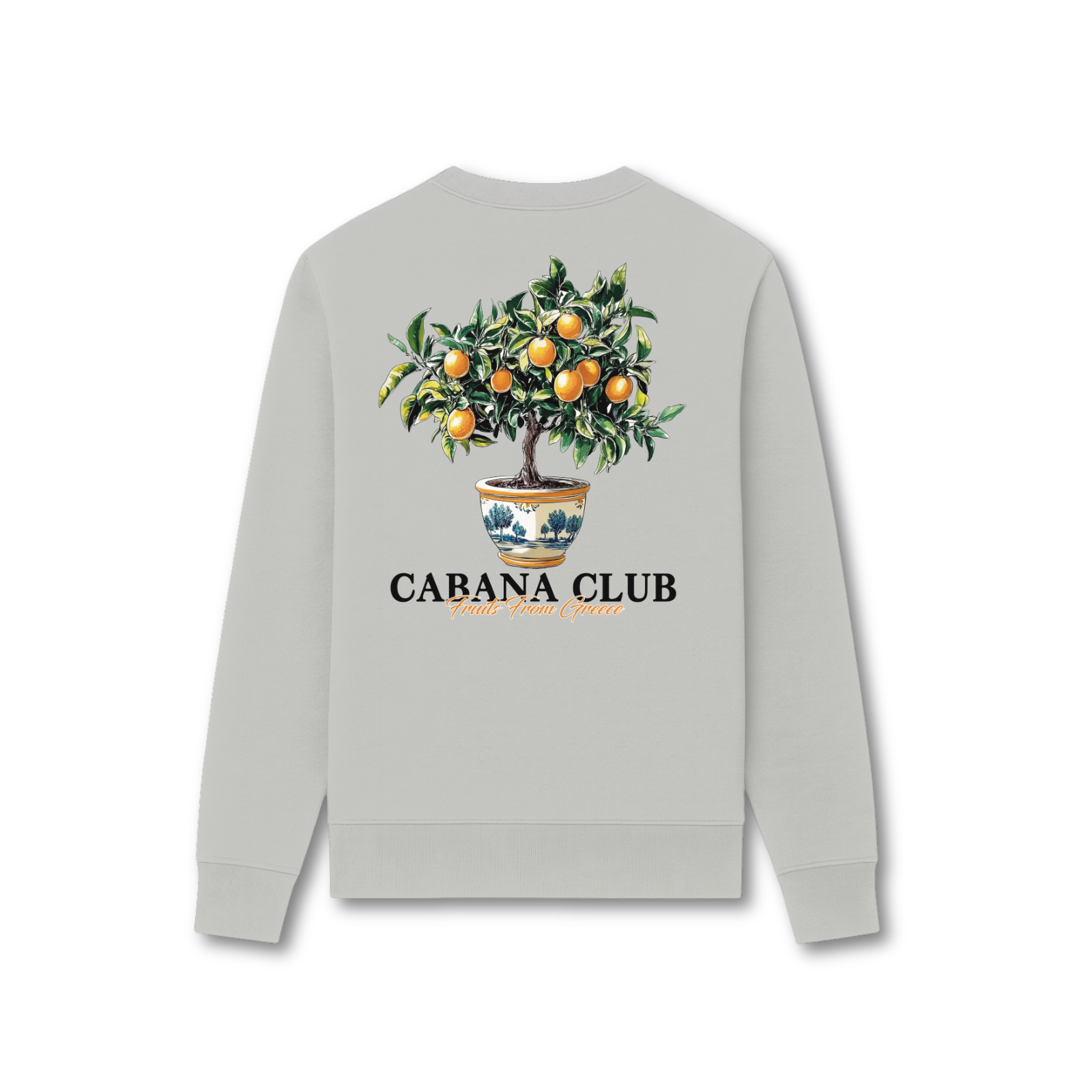 Cabana Club Citrus Sweater Grijs