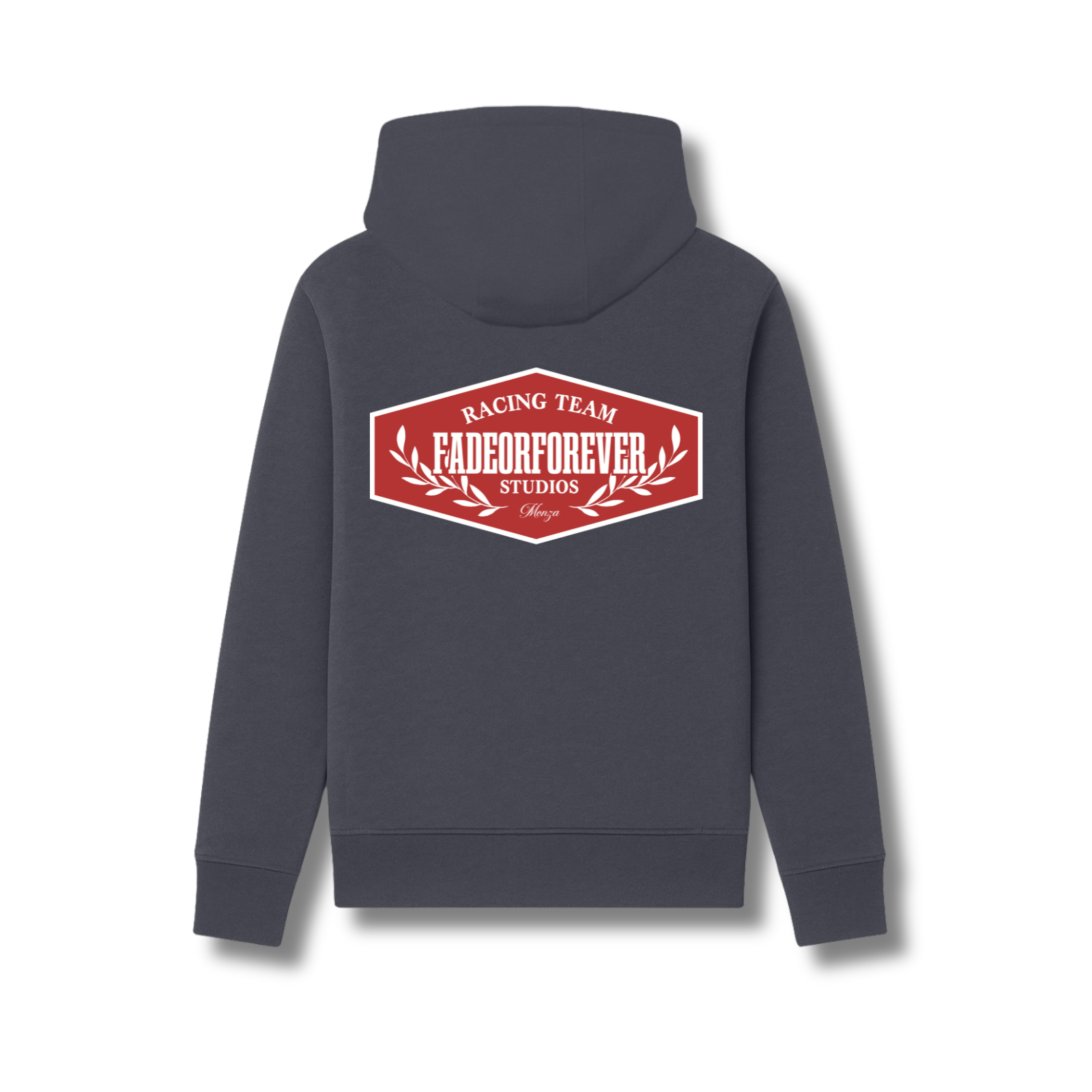 Fade Or Forever Monza Zipped Hoodie- Asphalt