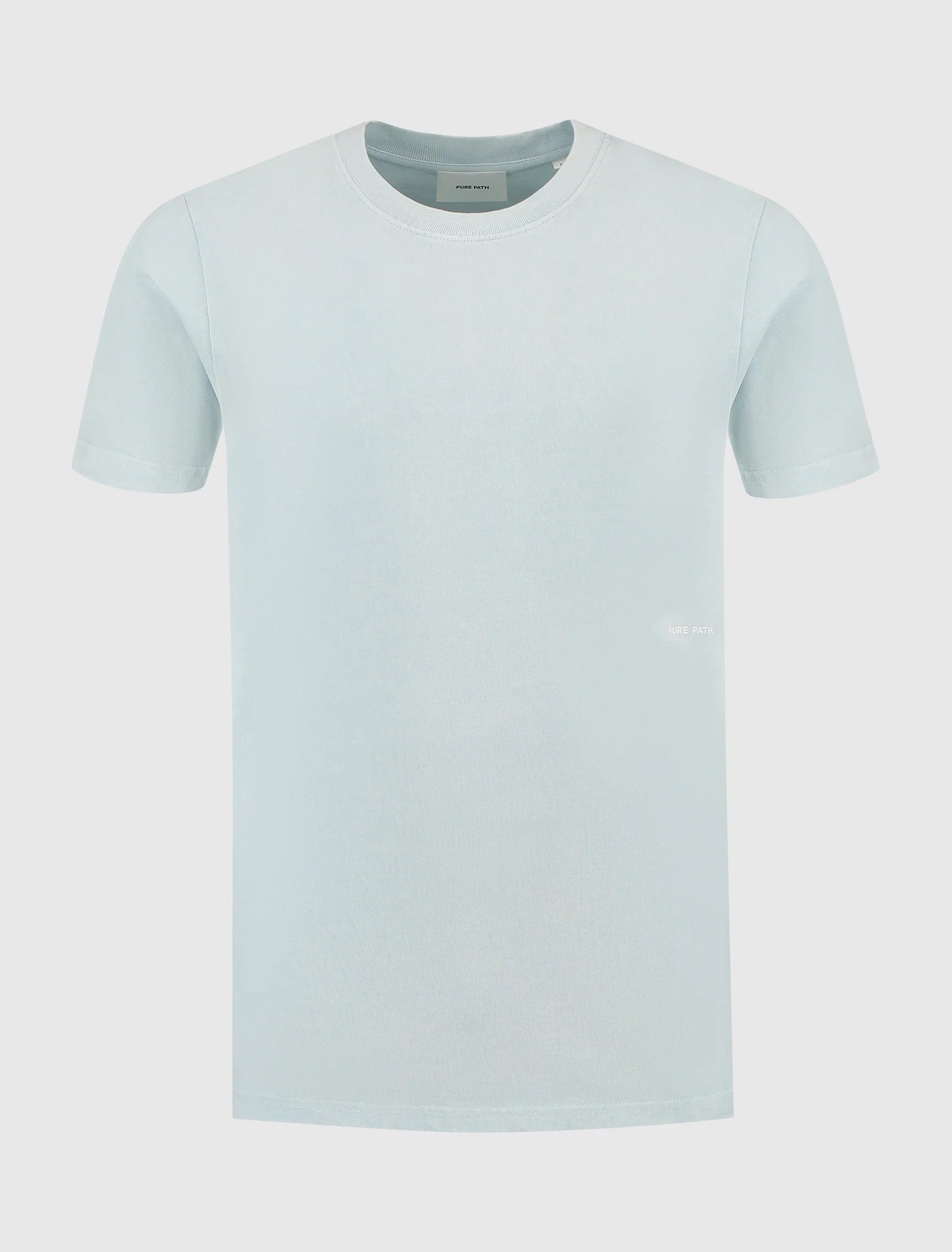 Pure Path Acid Sideline Wordmark T-shirt- Light Blue