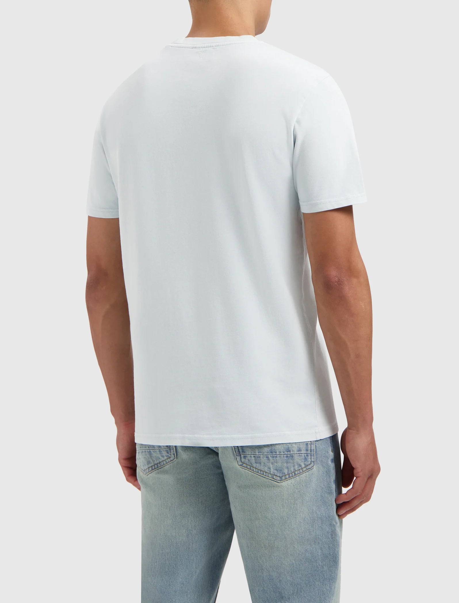Pure Path Acid Sideline Wordmark T-shirt- Light Blue