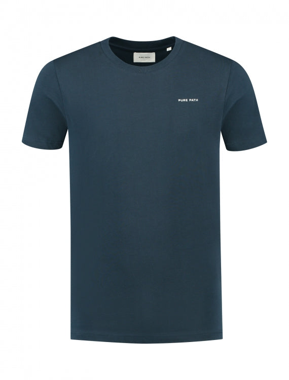 Pure Path Own The Journey T-shirt- Navy