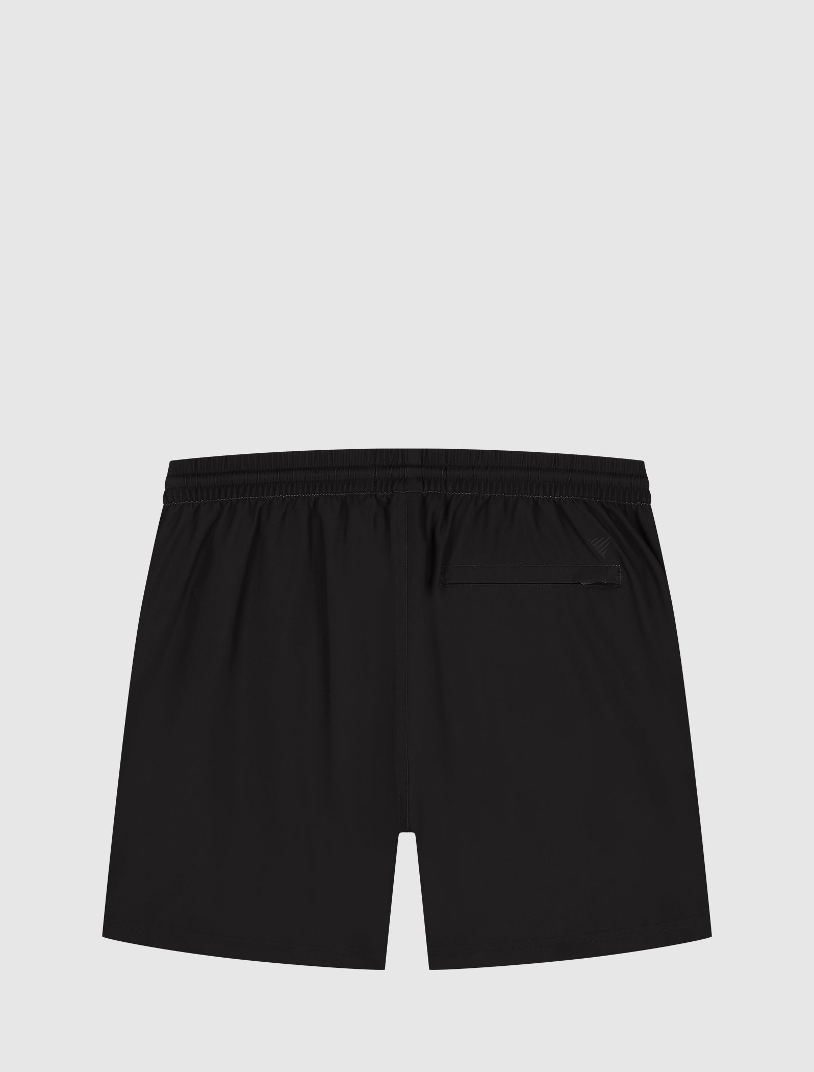 Pure Path Tonal Logo Swim Shorts - Black