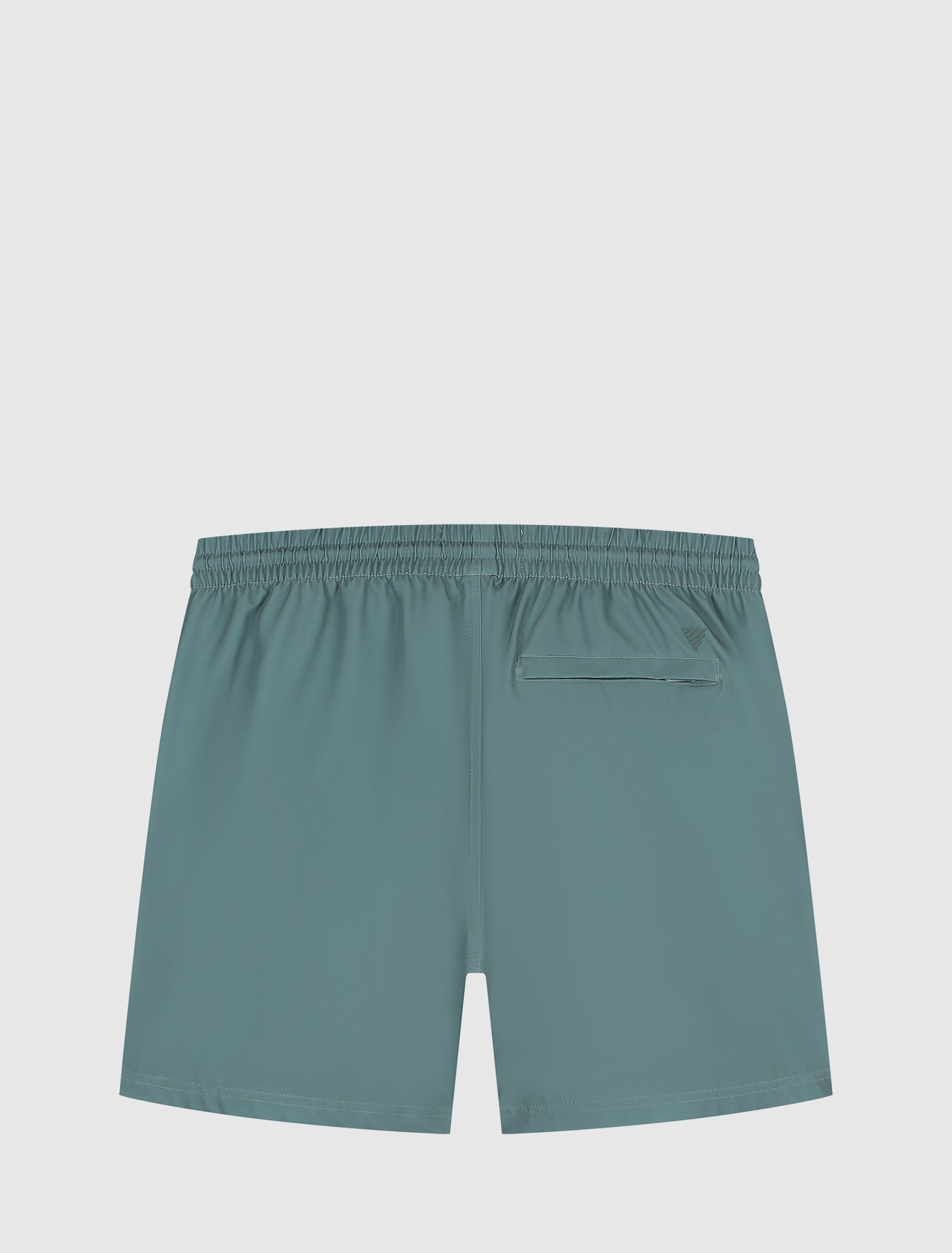 Pure Path Tonal Logo Swim Shorts - Faded Green