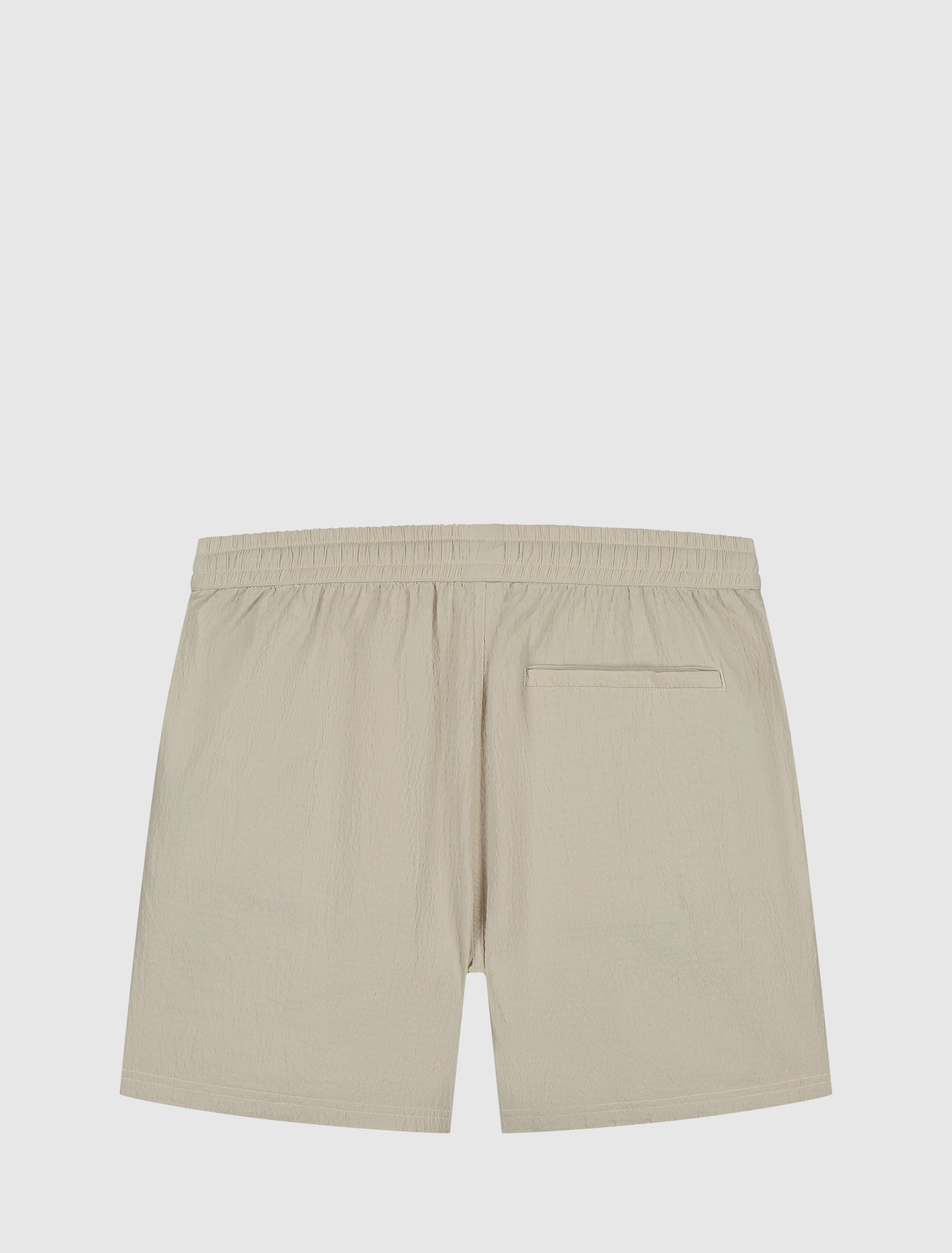 Pure Path Seersucker Shorts- Sand