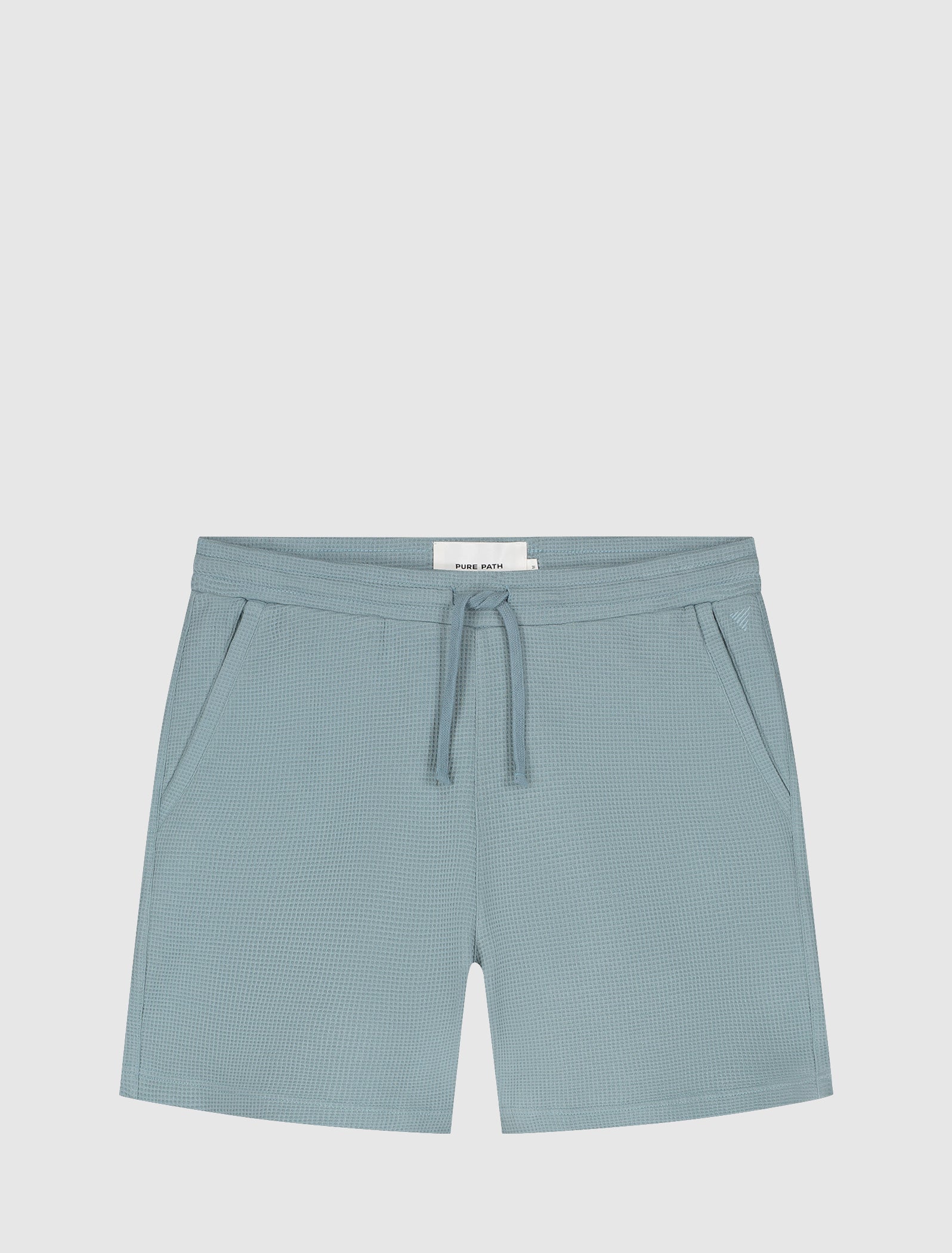 Pure Path Waffle Short- Blue