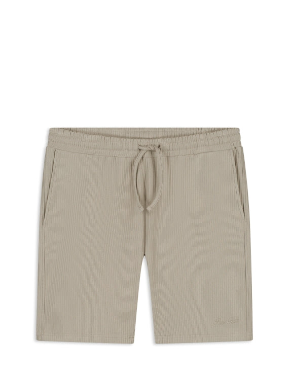 Pure Path Vertical Lined Short Taupe