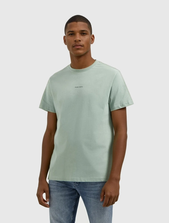 Pure Path Essential Logo T-shirt- Army Green