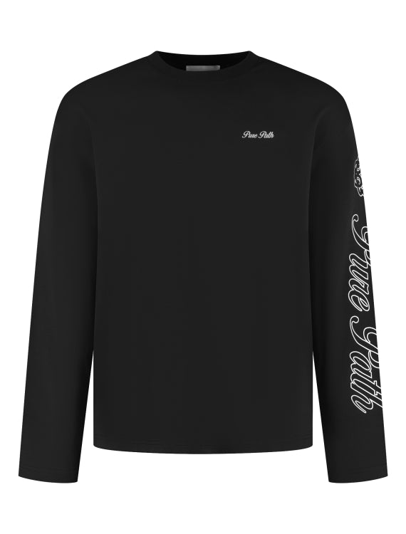 Pure Path Essence Of Life Longsleeve- Black