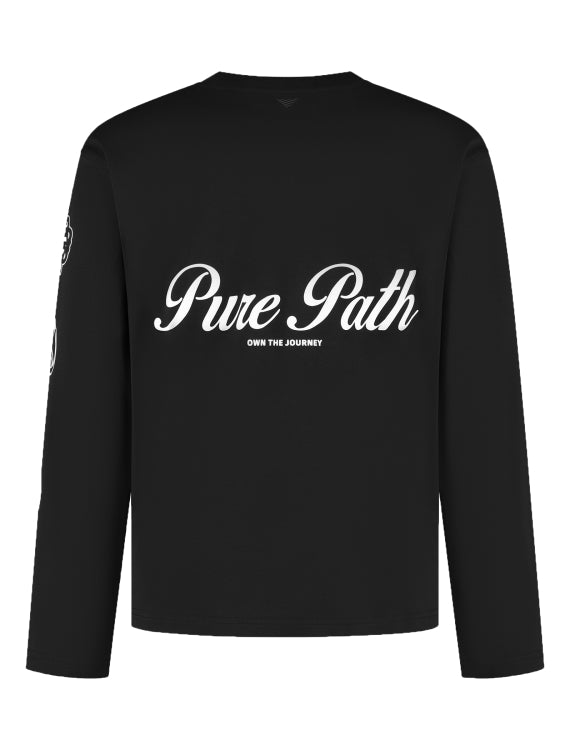 Pure Path Essence Of Life Longsleeve- Black