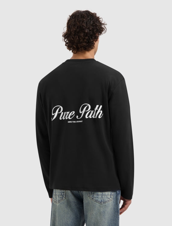 Pure Path Essence Of Life Longsleeve- Black