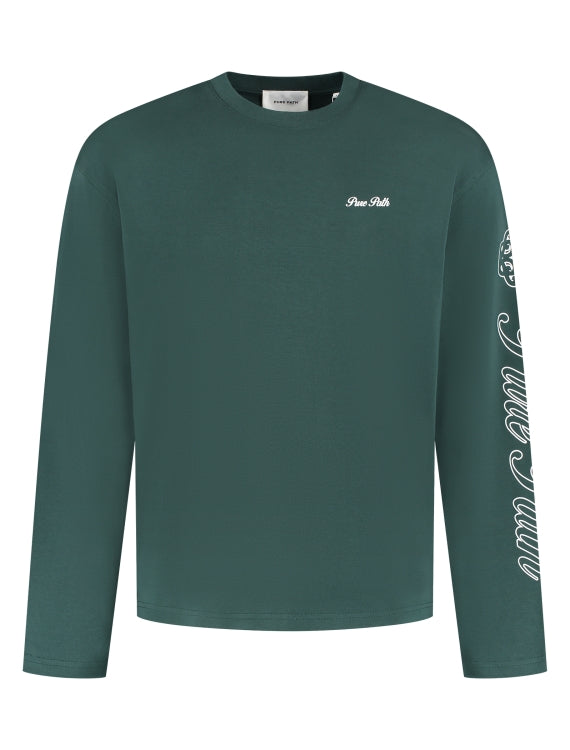 Pure Path Essence Of Life Longsleeve- Dark green