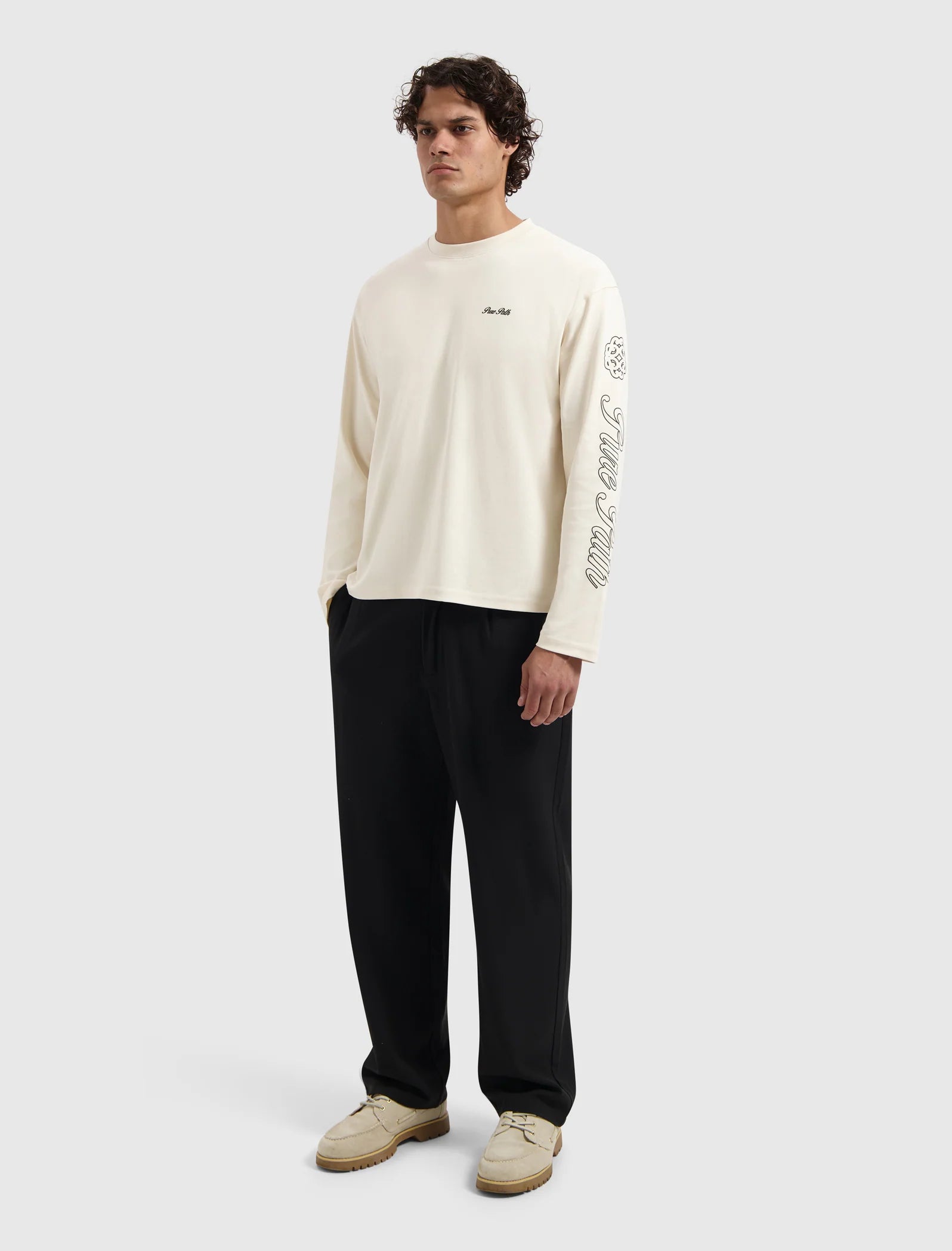 Pure Path Essence Of Life Longsleeve- Ecru