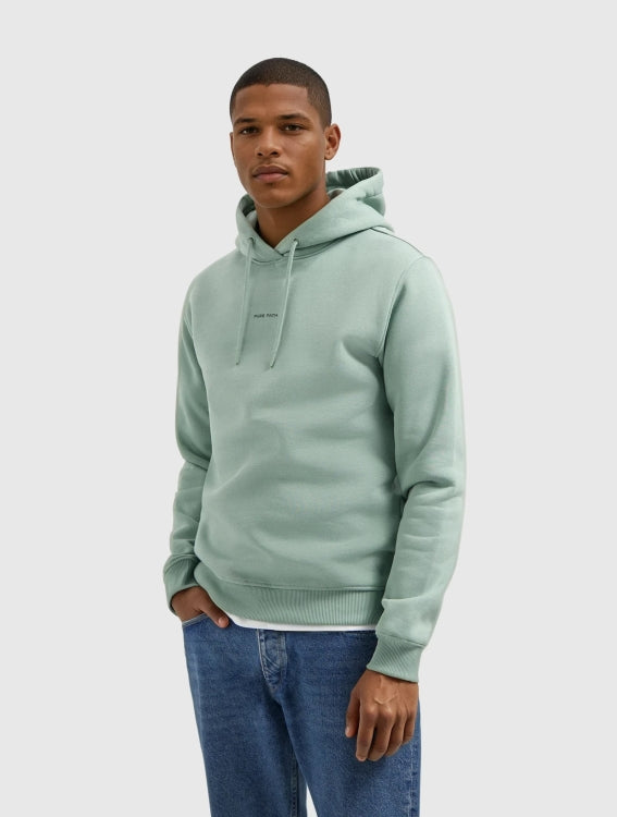 Pure Path Essential Hoodie- Army Green