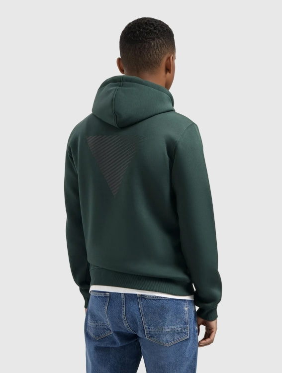 Pure Path Essential Hoodie- Dark Green