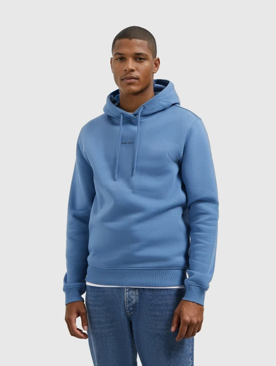 Pure Path Essential Hoodie- Blue Grey