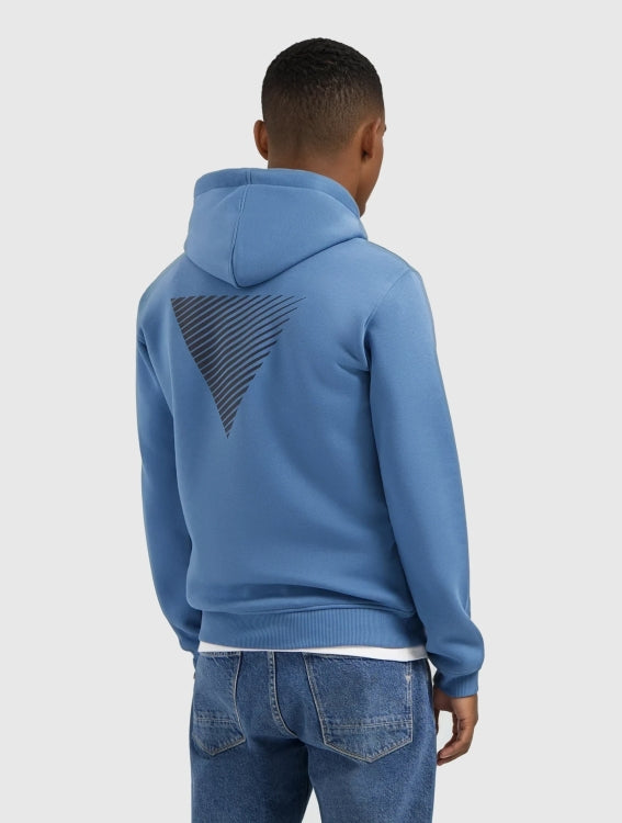 Pure Path Essential Hoodie- Blue Grey