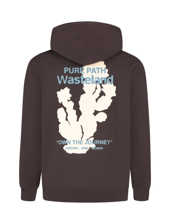 Pure Path Desert Wasteland Hoodie - Dark Brown