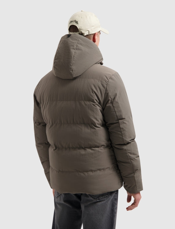 Pure Path Puffer Jacket- Light Brown