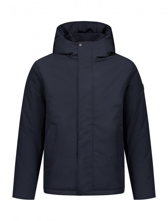 Pure Path Active Flex Short Parka Jacket- Dark Navy