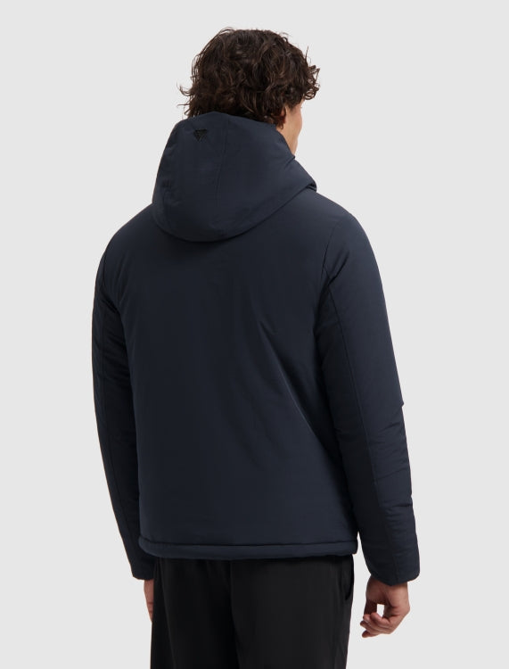 Pure Path Active Flex Short Parka Jacket- Dark Navy