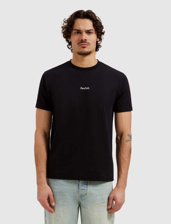 Pure Path Bold Emblem T-shirt - Black