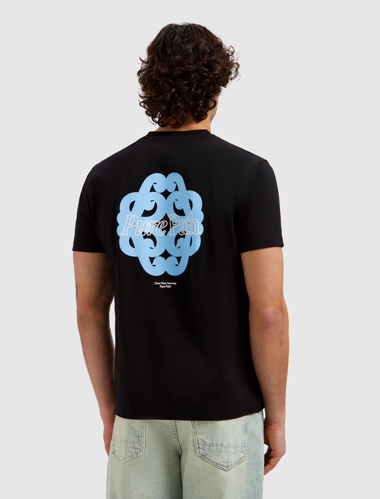 Pure Path Bold Emblem T-shirt - Black