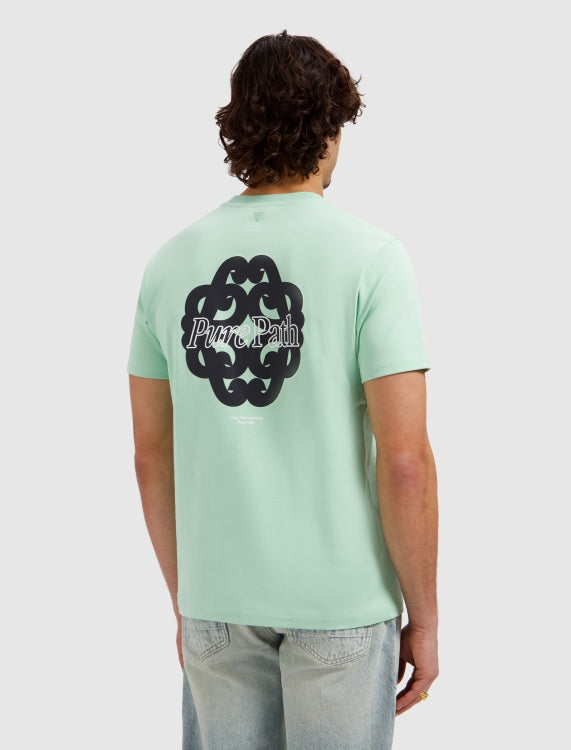 Pure Path Bold Emblem T-shirt - Mint