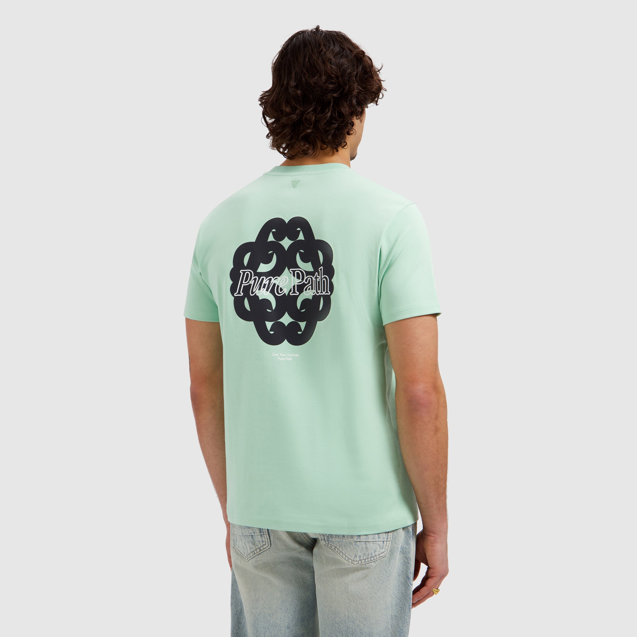 Pure Path Bold Emblem T-shirt - Mint