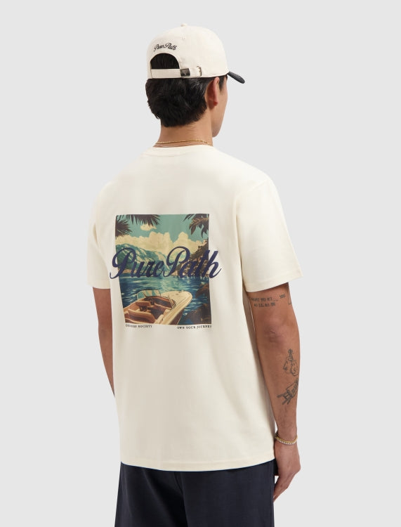 Pure Path Riva View T-shirt - Ecru