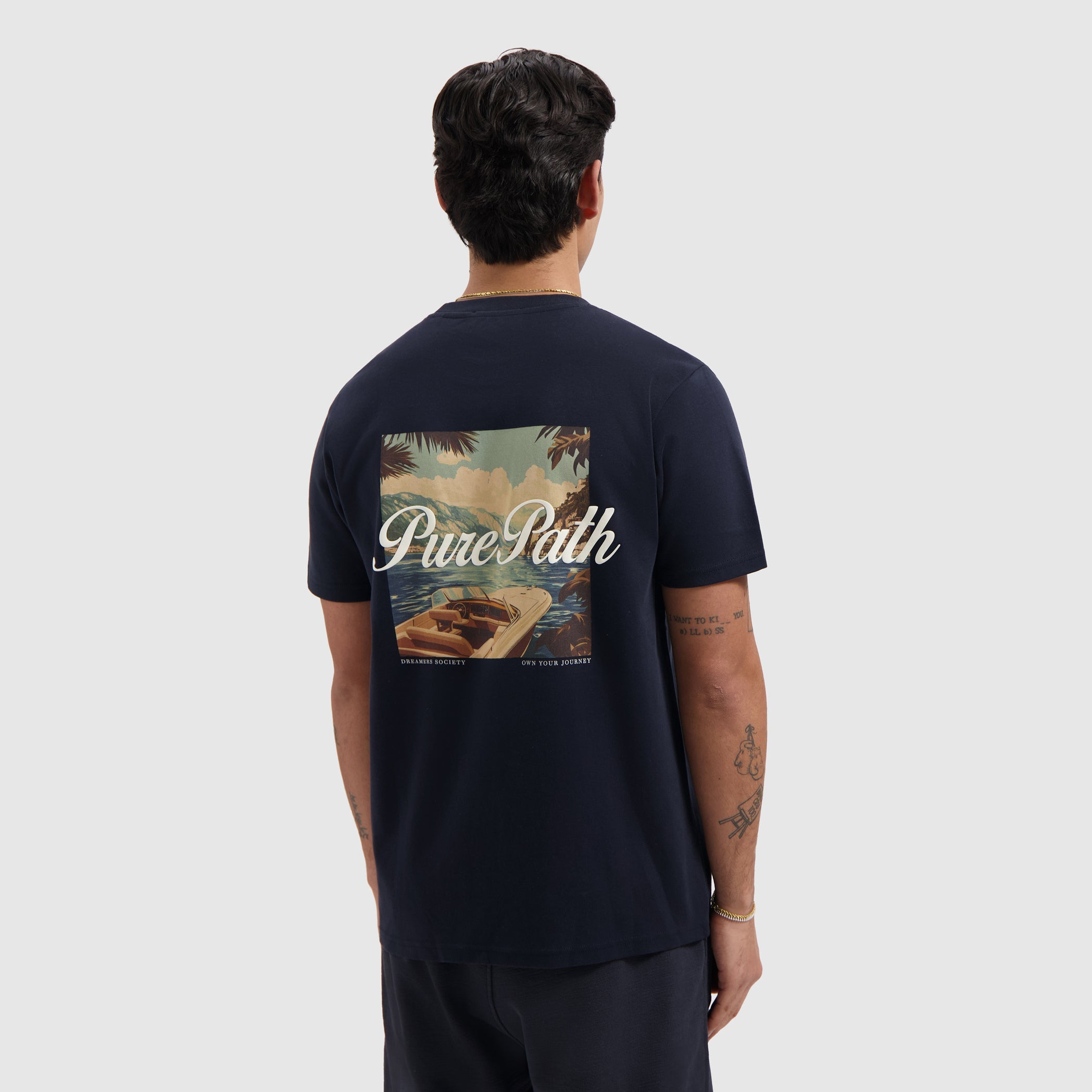 Pure Path Riva View T-shirt - Dark Navy
