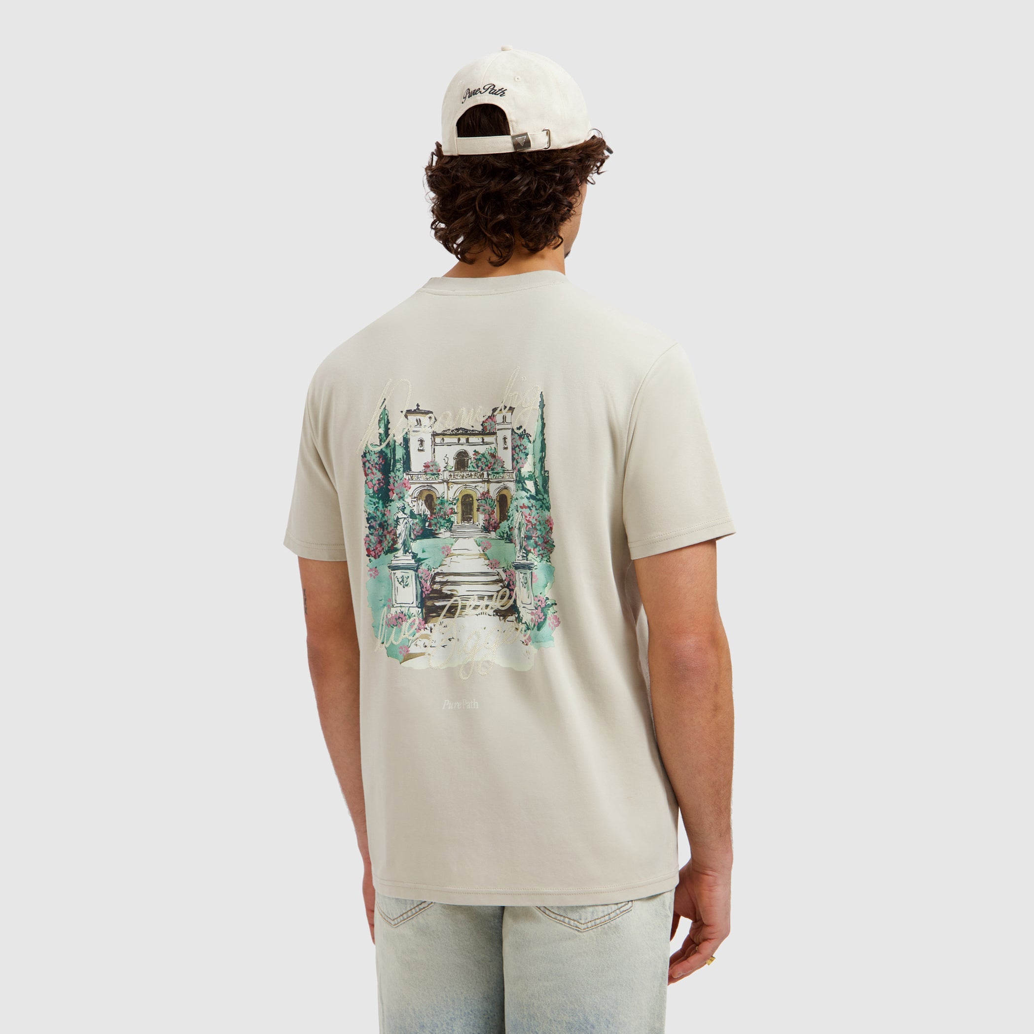Pure Path Dream Mansion T-shirt - Sand