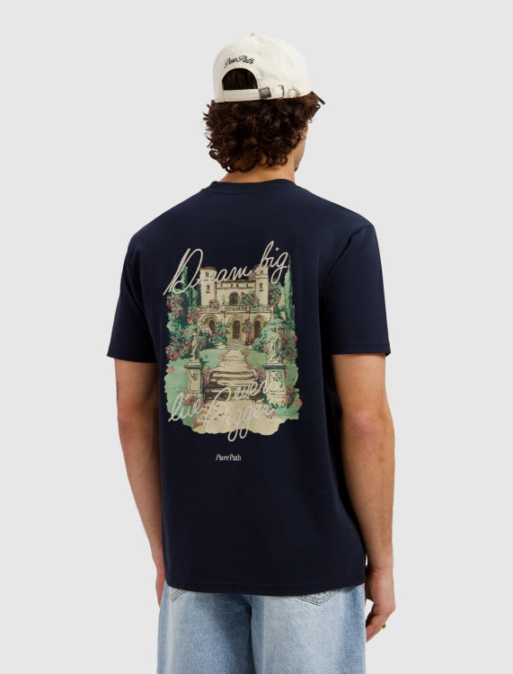 Pure Path Dream Mansion T-shirt - Dark Navy