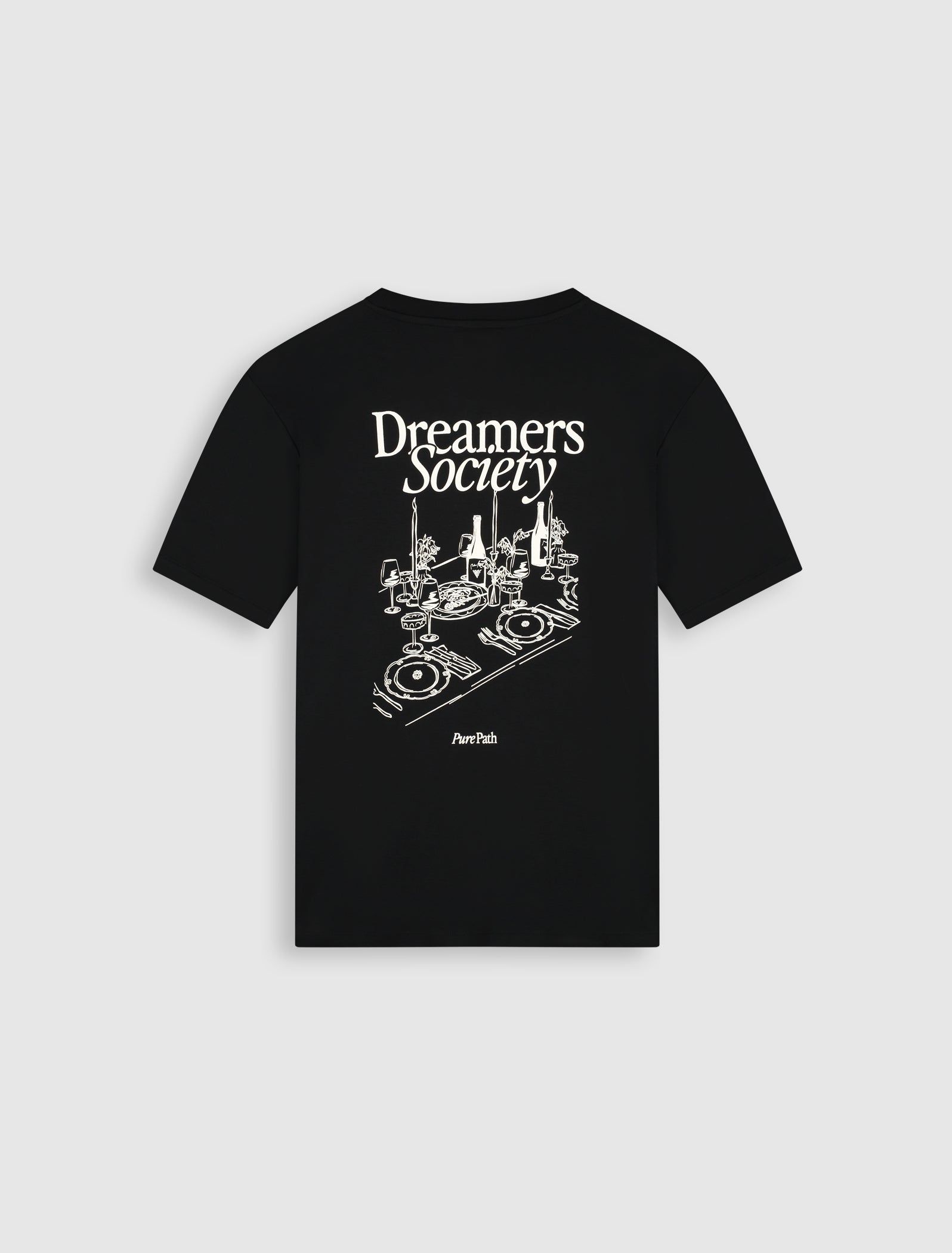 Pure Path Dinner Society T-shirt - Black