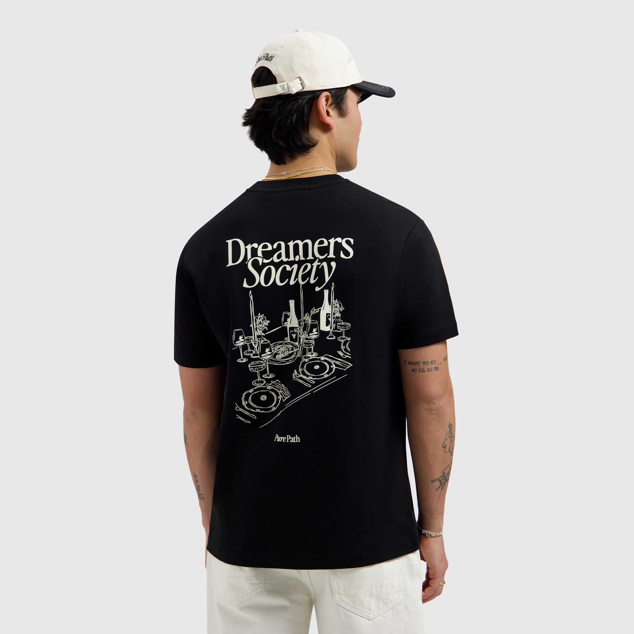 Pure Path Dinner Society T-shirt - Black