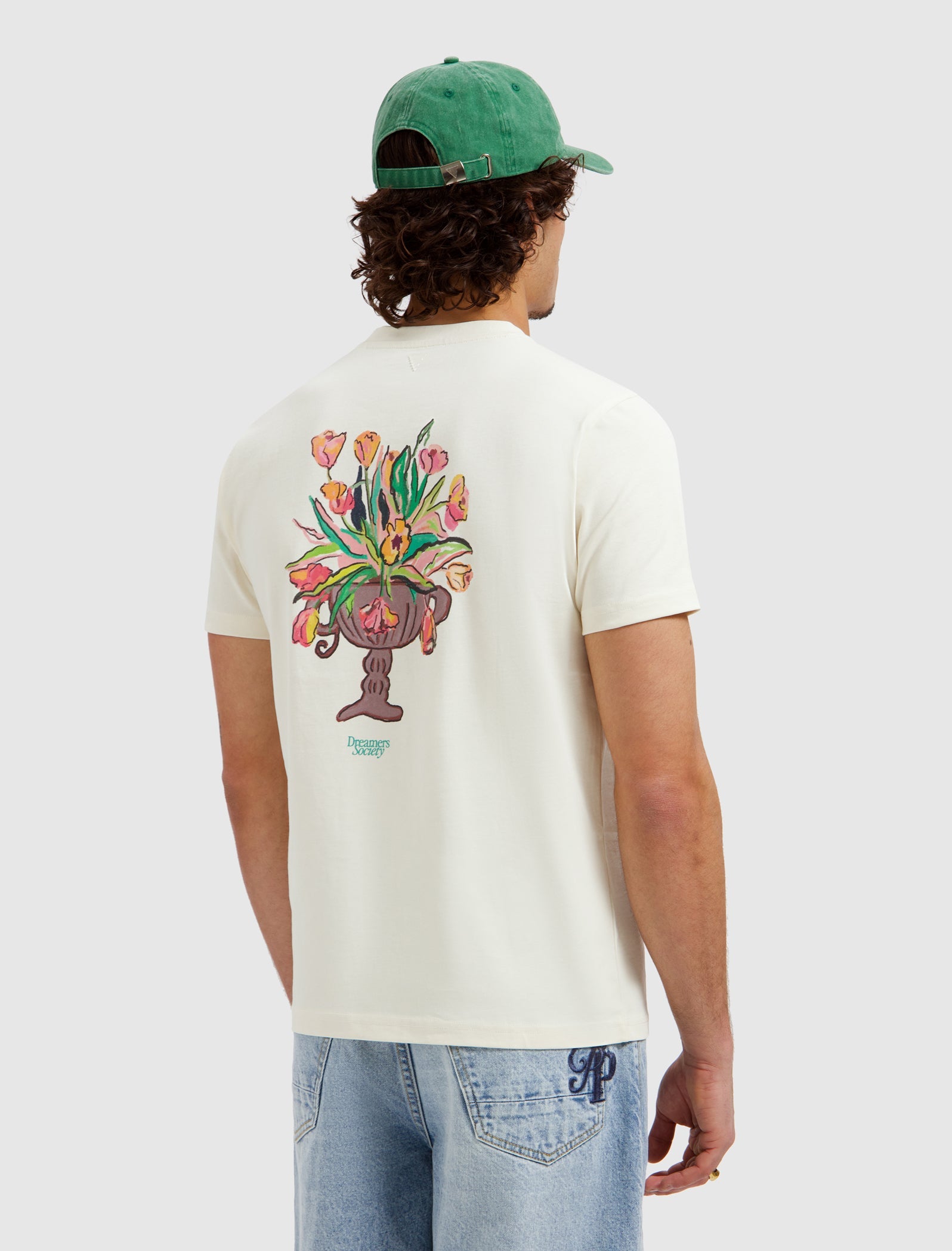 Pure Path Flower Vase T-shirt - Ecru