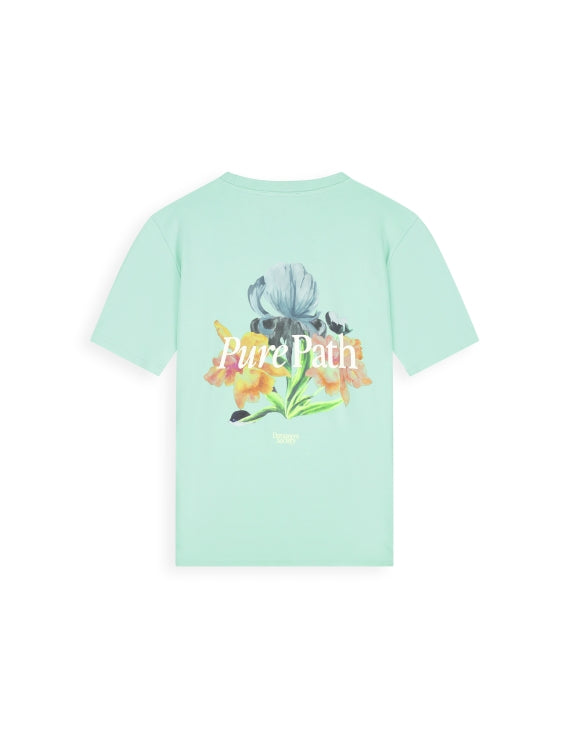 Pure Path Trio Of Flower T-shirt - Mint