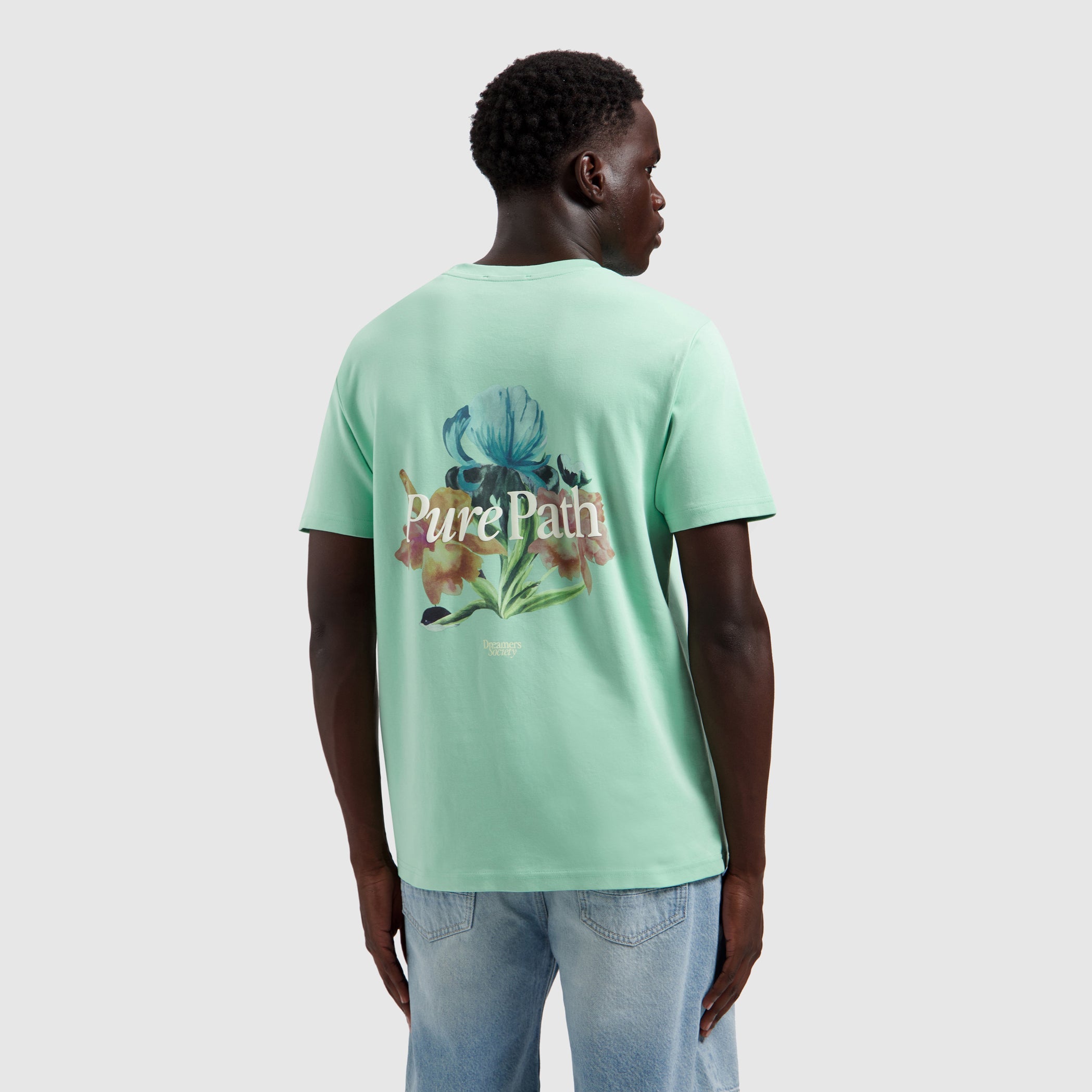 Pure Path Trio Of Flower T-shirt - Mint