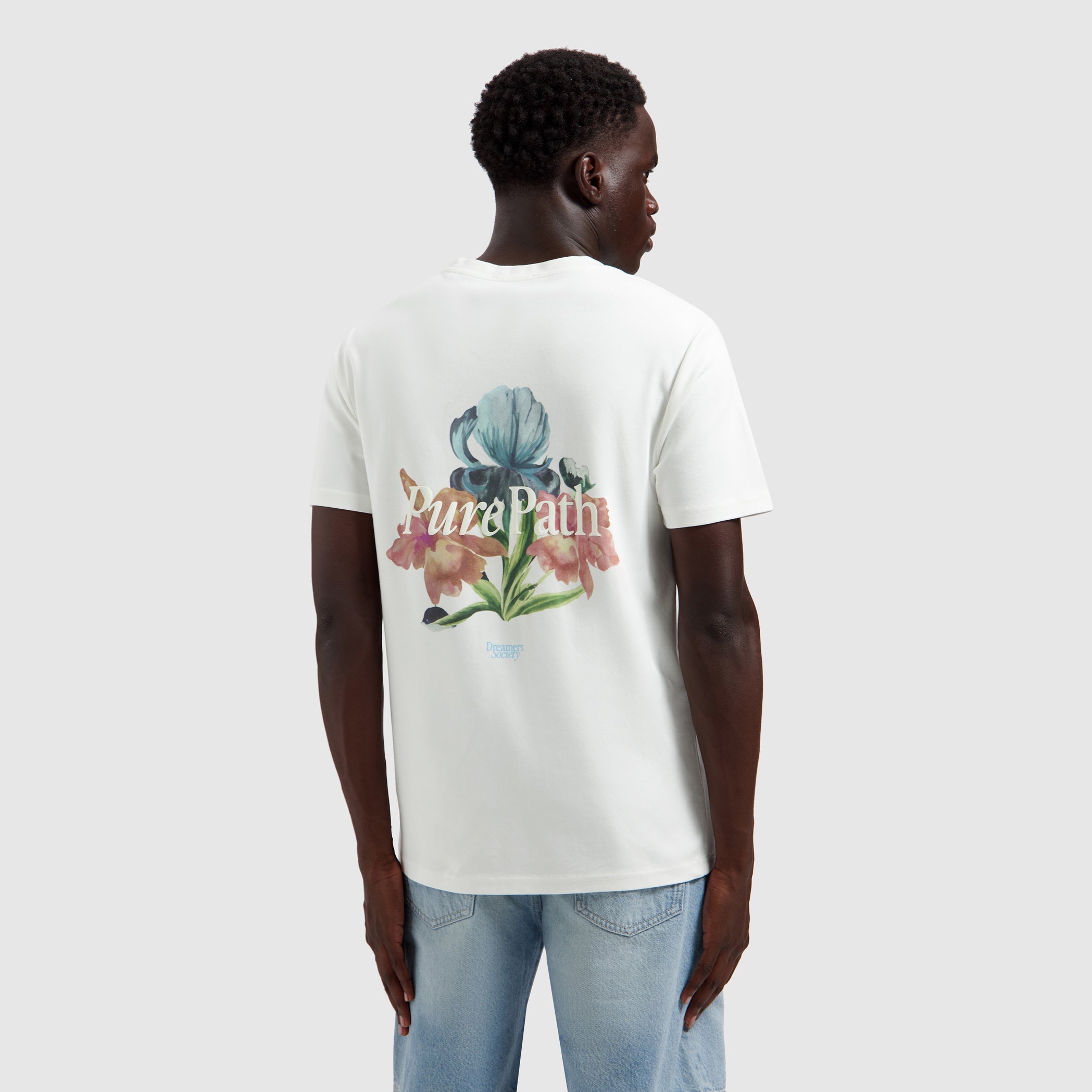 Pure Path Trio Of Flower T-shirt - Off White