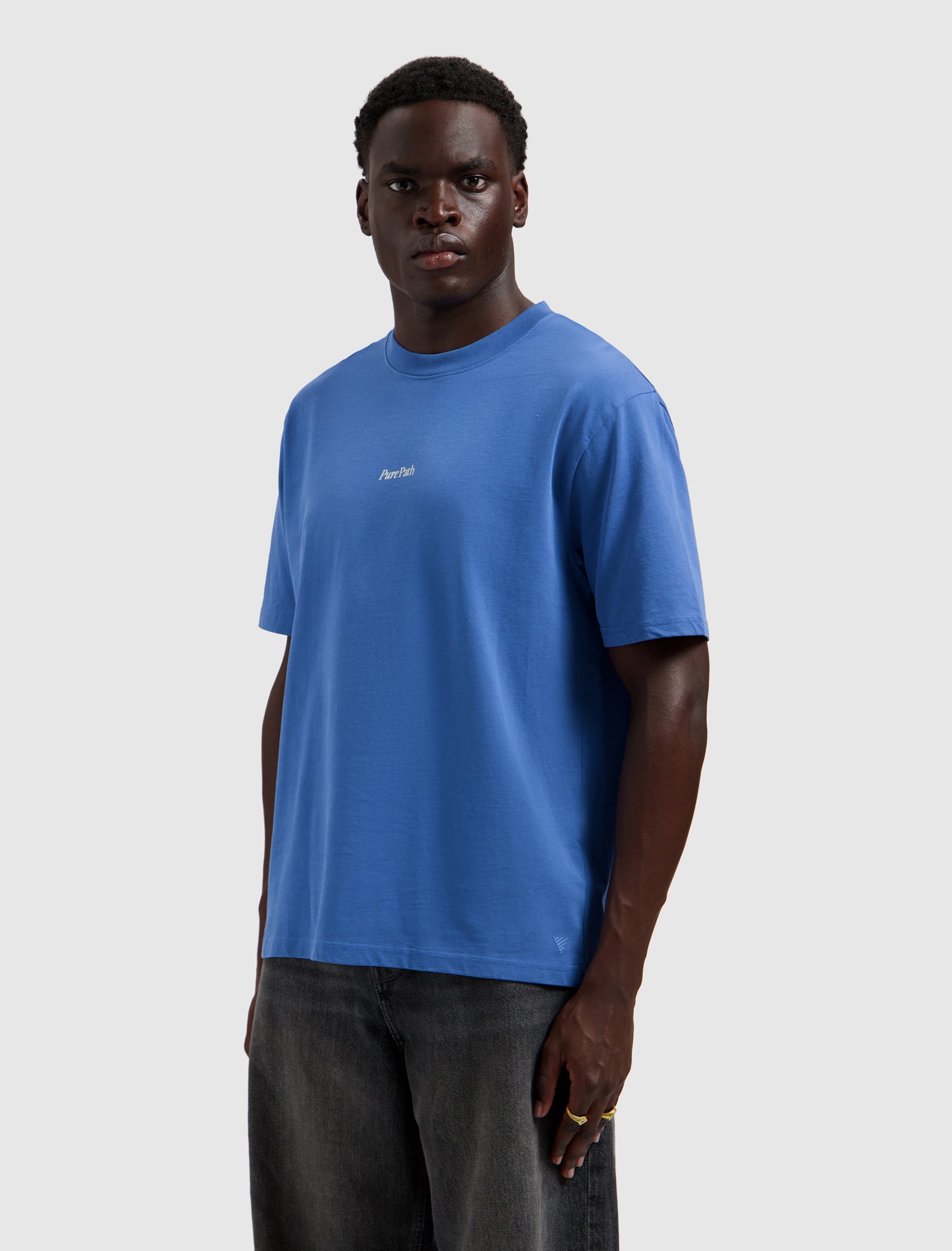 Pure Path Dream Big T-shirt - Faded Cobalt