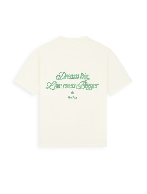 Pure Path Dream Big T-shirt - Ecru