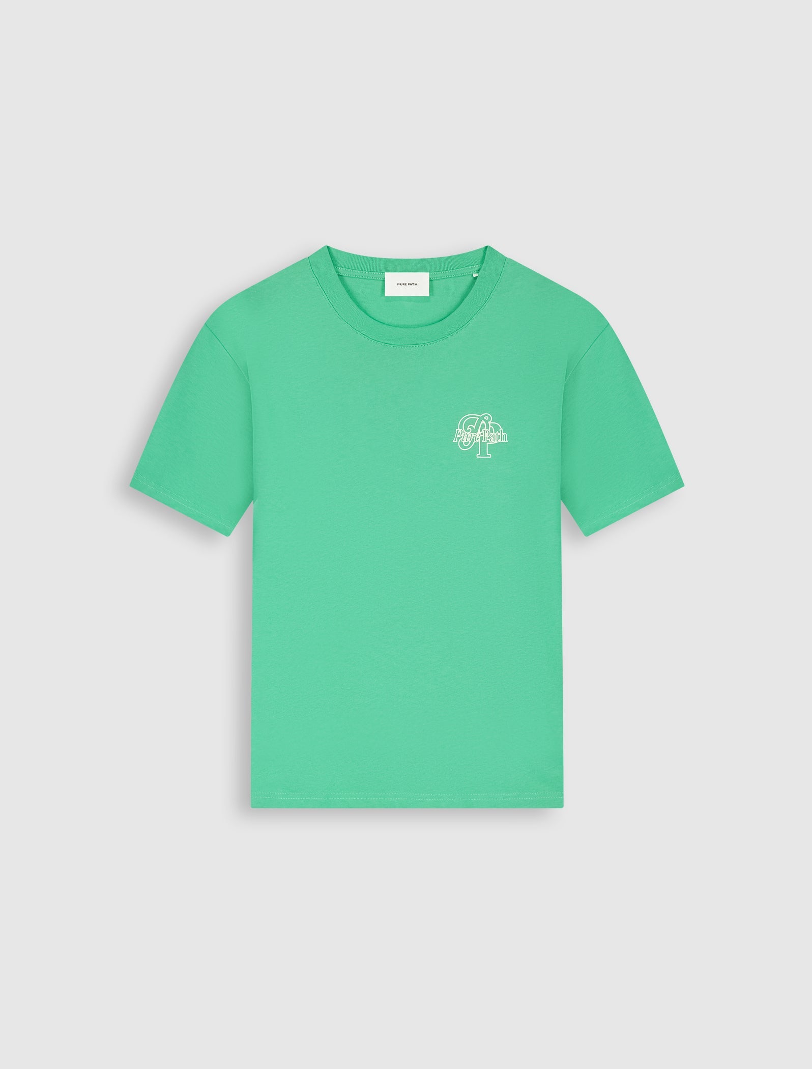 Pure Path Initials T-shirt - Emerald