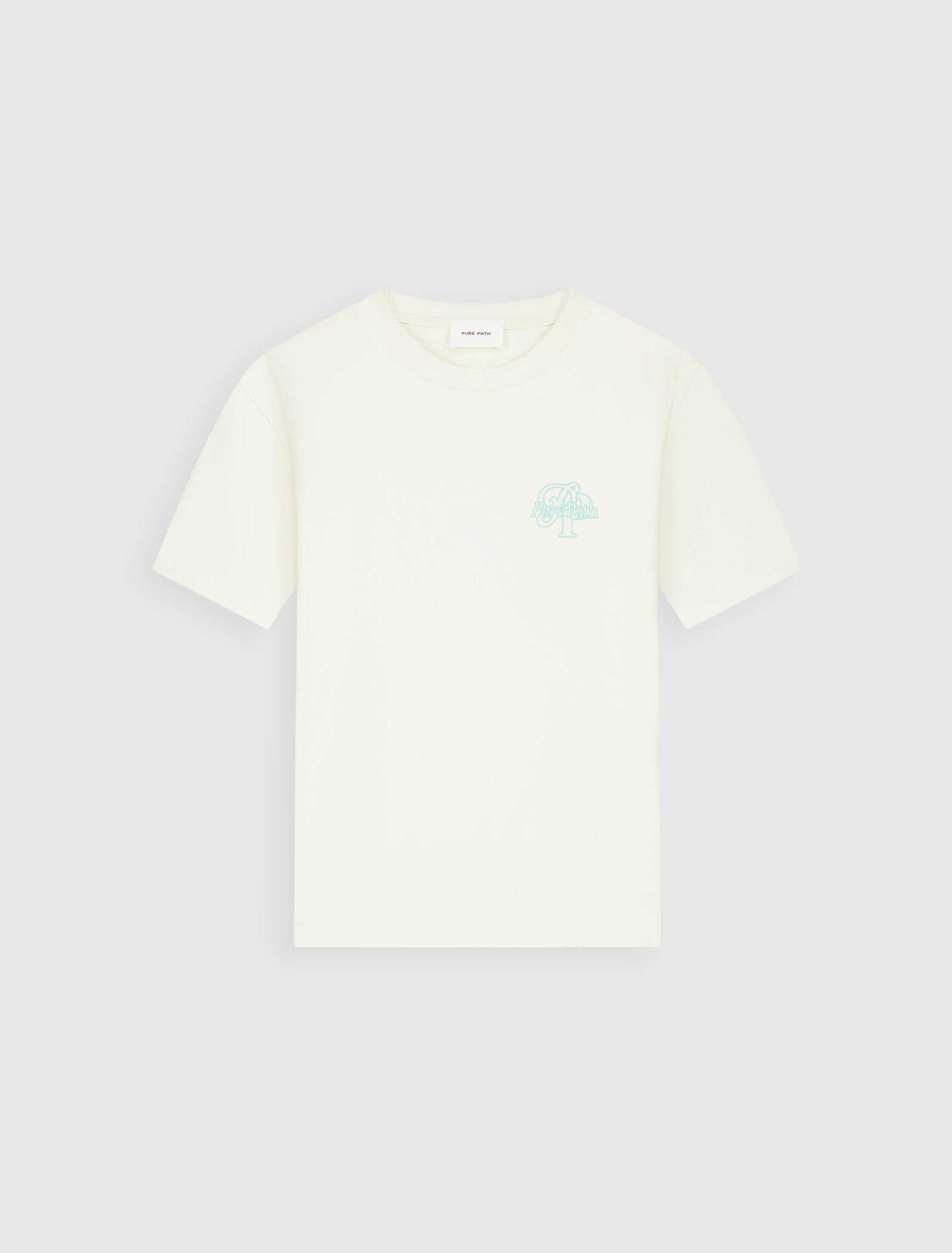 Pure Path Initials T-shirt - Ecru