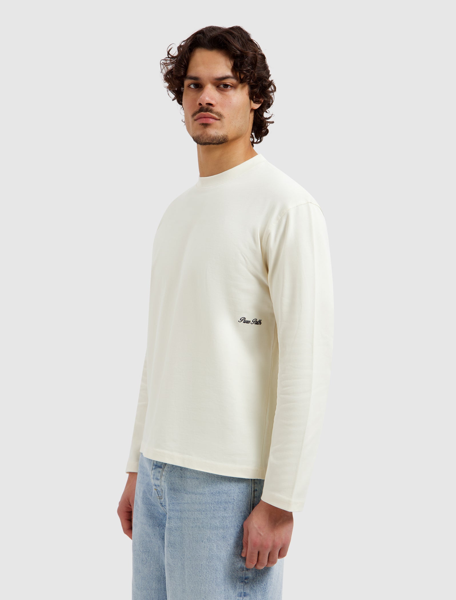 Pure Path Italian Dream Longsleeve T-shirt - Ecru