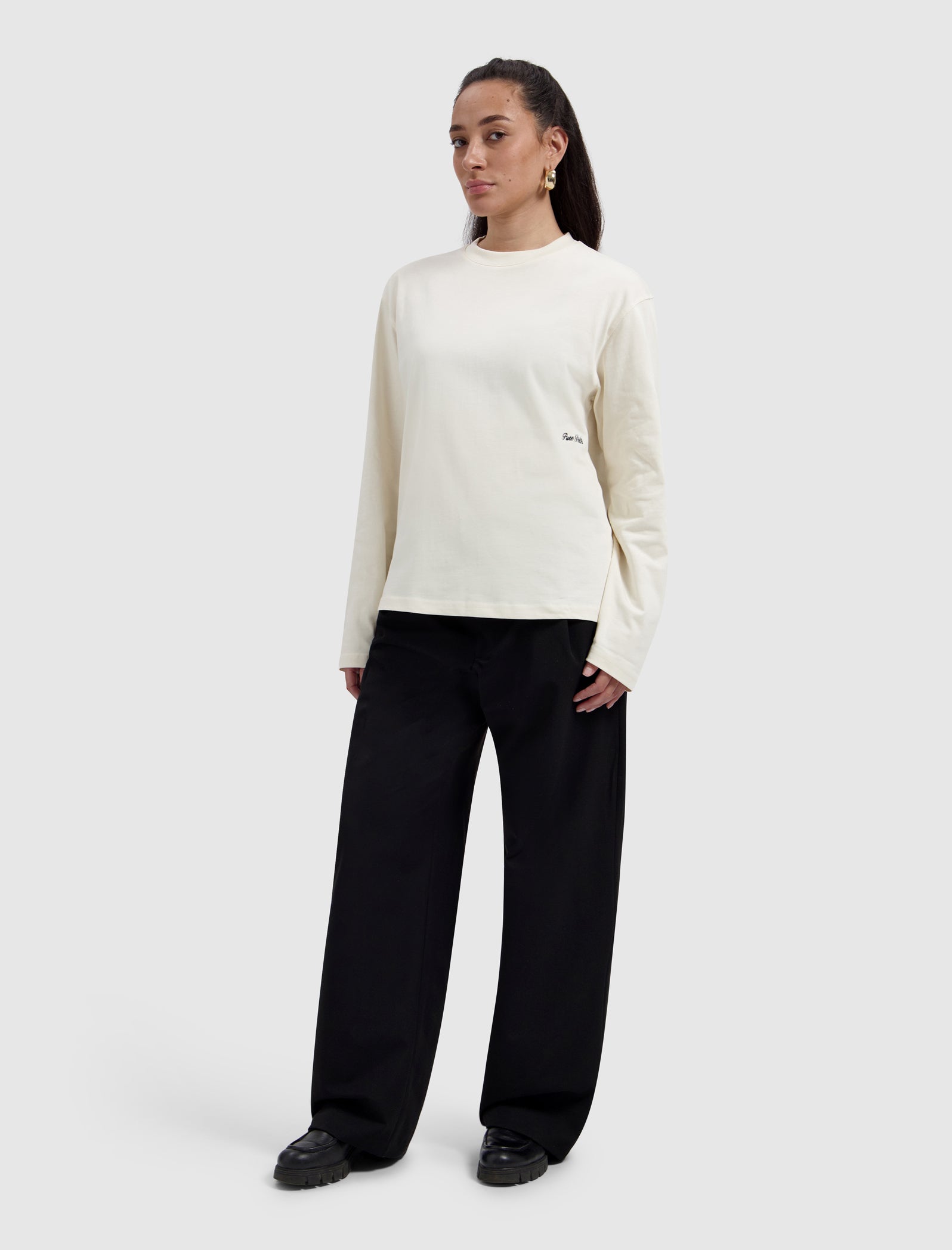 Pure Path Italian Dream Longsleeve T-shirt - Ecru